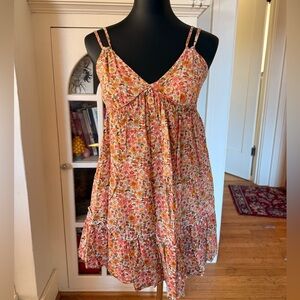 Floral Spaghetti Strap Dress